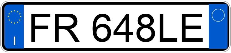 Numer rejestracyjny FR648LE posiada FIAT Panda 3a serie Numer rejestracyjny FR648LE posiada FIAT Panda 3a serie