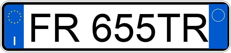 Numer rejestracyjny FR655TR posiada LANCIA Ypsilon 3a serie