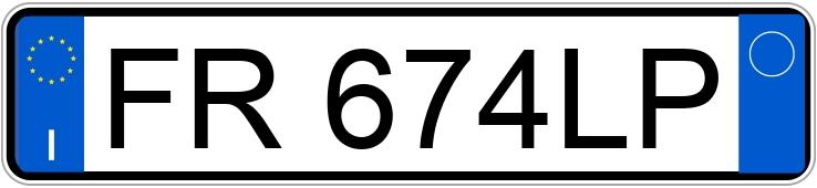 Numer rejestracyjny FR674LP posiada FIAT 500X