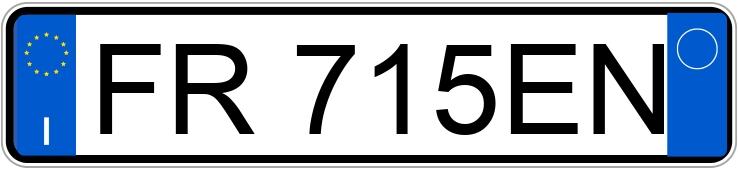 Numer rejestracyjny FR715EN posiada FIAT Tipo