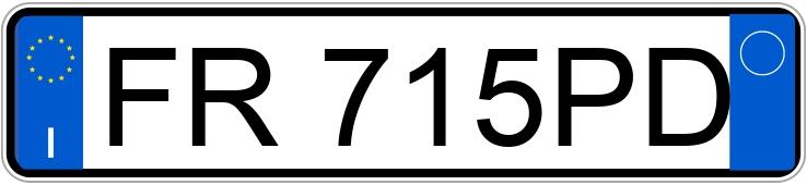 Numer rejestracyjny FR715PD posiada CITROEN C3