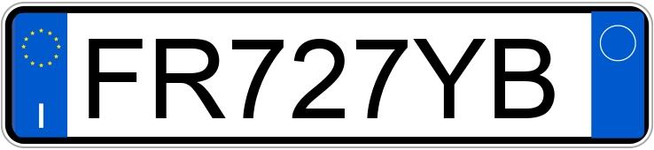 Numer rejestracyjny FR727YB posiada OPEL Corsa 5a serie