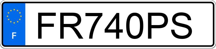 Numer rejestracyjny FR740PS posiada MERCEDES CLASSE GLC