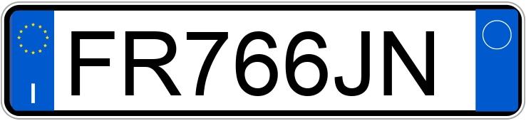 Numer rejestracyjny FR766JN posiada BMW Serie 1