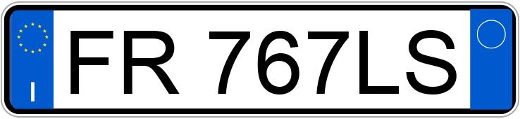 Numer rejestracyjny FR767LS posiada MERCEDES GLA