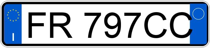 Numer rejestracyjny FR797CC posiada FORD Kuga 2a serie