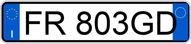 Numer rejestracyjny FR803GD posiada ALFA ROMEO Giulia Giulia 2.2 TD 210 CV AT8 AWD Q4 Veloce (155 kw)