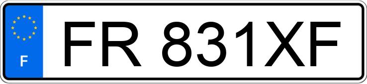 Numer rejestracyjny FR831XF posiada VOLKSWAGEN GOLF VII 2.0 TSI 300 R 4MOTION DSG