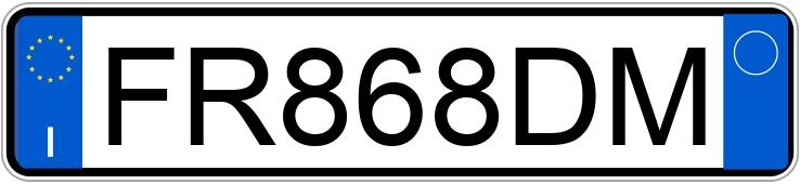 Numer rejestracyjny FR868DM posiada BMW Serie 2 Cpe