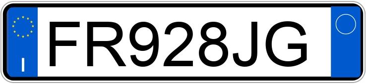 Numer rejestracyjny FR928JG posiada JEEP Compass 2a serie Numer rejestracyjny FR928JG posiada JEEP Compass 2a serie