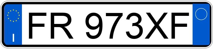 Numer rejestracyjny FR973XF posiada VOLKSWAGEN Maggiolino Numer rejestracyjny FR973XF posiada VOLKSWAGEN Maggiolino