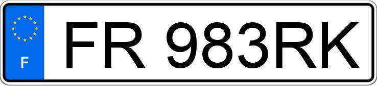 Numer rejestracyjny FR983RK posiada PEUGEOT 307 SW 2.0 HDI 110 PACK Numer rejestracyjny FR983RK posiada PEUGEOT 307 SW 2.0 HDI 110 PACK