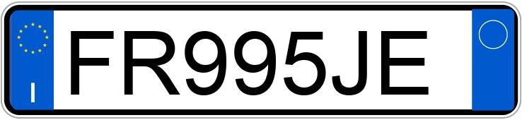 Numer rejestracyjny FR995JE posiada BMW Serie 4 Cbr