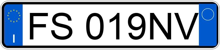 Numer rejestracyjny FS019NV posiada BMW Serie 5