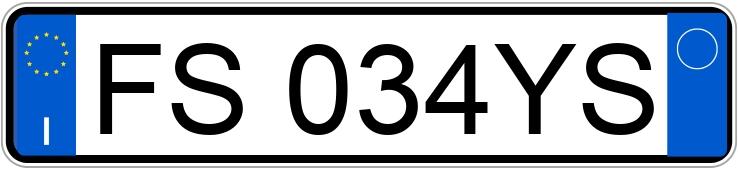 Numer rejestracyjny FS034YS posiada OPEL Karl Numer rejestracyjny FS034YS posiada OPEL Karl