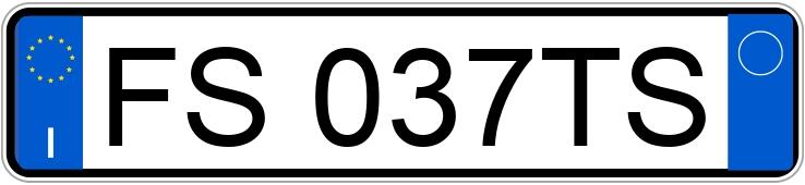 Numer rejestracyjny FS037TS posiada FIAT Panda 3a serie Numer rejestracyjny FS037TS posiada FIAT Panda 3a serie