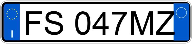 Numer rejestracyjny FS047MZ posiada FIAT Tipo