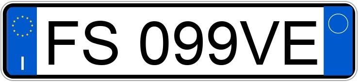 Die Registrierungsnummer FS099VE hat JEEP COMPASS