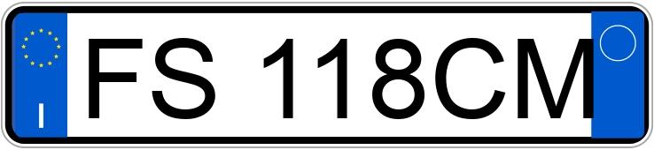 Numer rejestracyjny FS118CM posiada VOLKSWAGEN Polo 6a serie