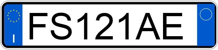 Numer rejestracyjny FS121AE posiada LANCIA Ypsilon 3a serie