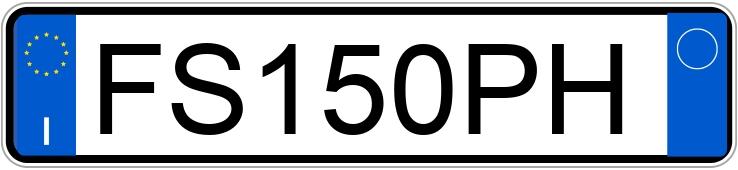 Numer rejestracyjny FS150PH posiada FIAT 500 Numer rejestracyjny FS150PH posiada FIAT 500