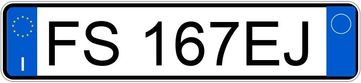 Registreringsnummeret FS167EJ har KIA RIO