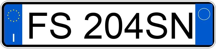 Numer rejestracyjny FS204SN posiada BMW X2