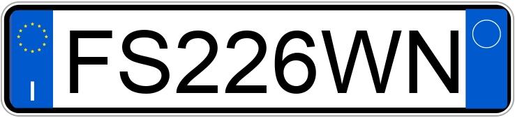 Numer rejestracyjny FS226WN posiada VOLKSWAGEN T-Roc