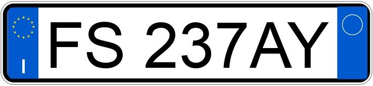 Numer rejestracyjny FS237AY posiada VOLVO V40 CC