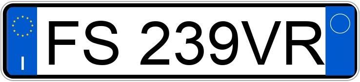 Numer rejestracyjny FS239VR posiada MERCEDES Classe B