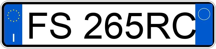 Numer rejestracyjny FS265RC posiada JEEP Compass 2a serie