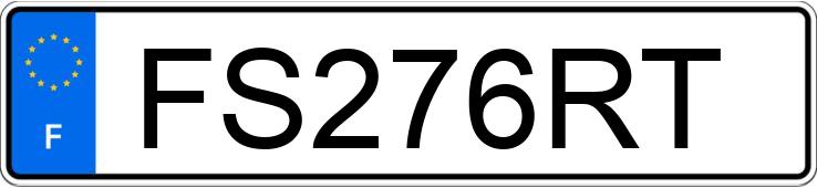 Numer rejestracyjny FS276RT posiada TESLA MODEL 3