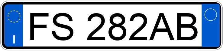 Numer rejestracyjny FS282AB posiada FIAT Panda 3a serie Numer rejestracyjny FS282AB posiada FIAT Panda 3a serie