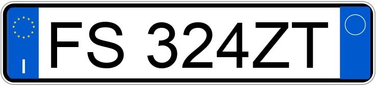 Numer rejestracyjny FS324ZT posiada FIAT PANDA