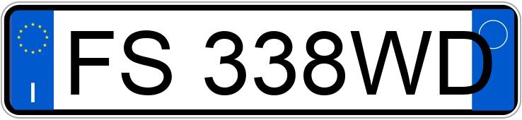 Numer rejestracyjny FS338WD posiada FIAT Doblo 3a serie Numer rejestracyjny FS338WD posiada FIAT Doblo 3a serie