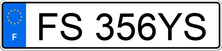 Numer rejestracyjny FS356YS posiada PEUGEOT 308