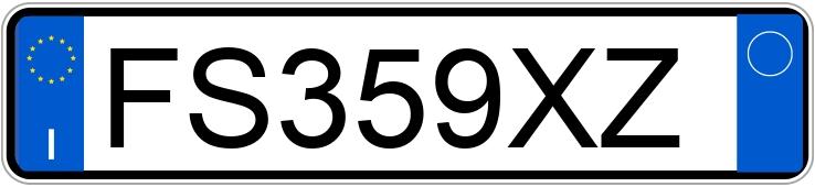 Numer rejestracyjny FS359XZ posiada VOLVO V40 CC