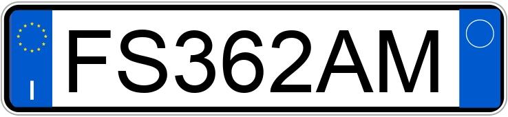 Numer rejestracyjny FS362AM posiada MERCEDES Classe A