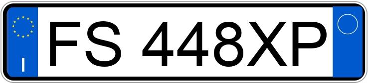 Numer rejestracyjny FS448XP posiada FIAT Panda 3a serie