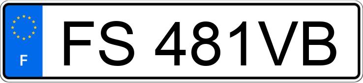 RegistreringsnummerFS481VB har RENAULT CLIO
