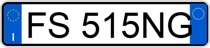 Numer rejestracyjny FS515NG posiada FIAT 500X
