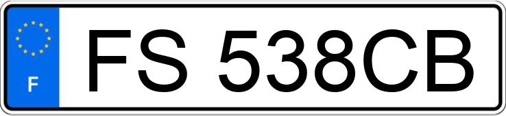Registreringsnumret FS538CB har AUDI Q7