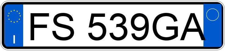 Numer rejestracyjny FS539GA posiada FIAT Doblo 3a serie