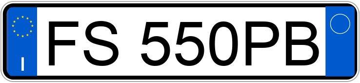 Numer rejestracyjny FS550PB posiada JEEP Compass 2a serie