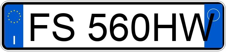 Numer rejestracyjny FS560HW posiada VOLKSWAGEN up!