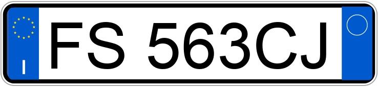 Numer rejestracyjny FS563CJ posiada VOLKSWAGEN Golf 7a serie