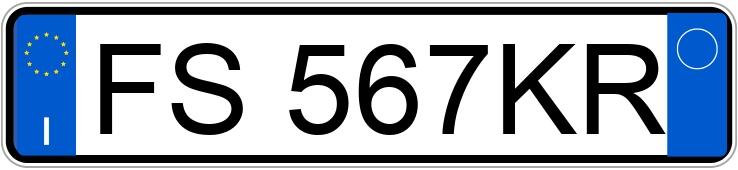 Numer rejestracyjny FS567KR posiada FIAT Panda 3a serie Numer rejestracyjny FS567KR posiada FIAT Panda 3a serie