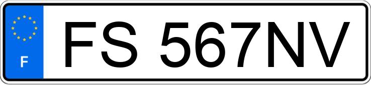 Die Registrierungsnummer FS567NV hat RENAULT CLIO V