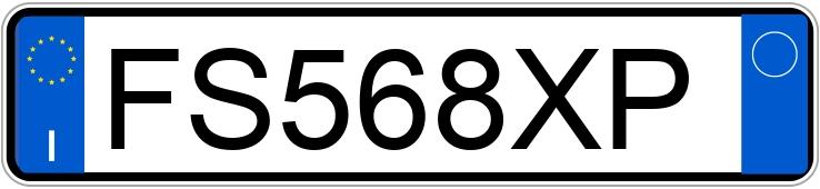 Numer rejestracyjny FS568XP posiada FIAT 500X