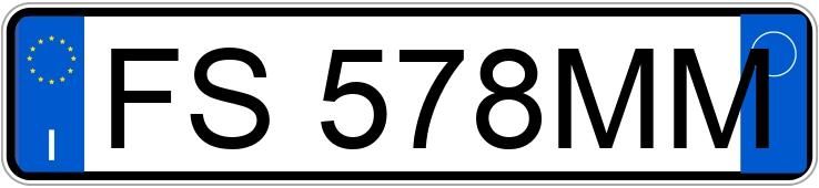 Numer rejestracyjny FS578MM posiada MINI Mini Countrym.